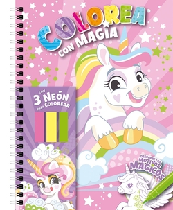 COLOREA CON MAGIA - ROSA