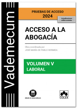 VADEMECUM ACCESO A LA ABOGACIA VOLUMEN V PARTE ESPECIFICA