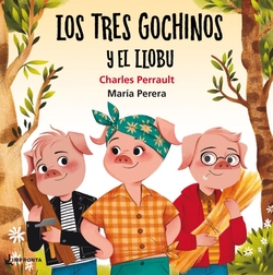 Los tres gochinos y el llobu