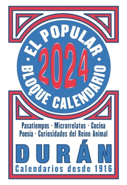 2024 * BLOC CALENDARIO DURAN 70X120