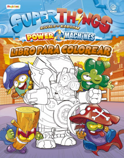Libro para colorear Superthings Power Machines - España