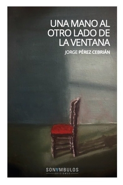 Una mano al otro lado de la ventana