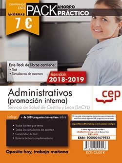 PACK AHORRO PRACTICO ADMINISTRATIVO PROMOCION INTERNA CASTI