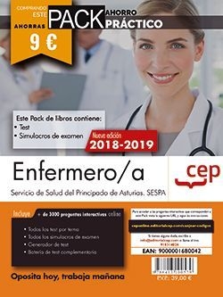 PACK AHORRO PRACTICO ENFERMERO/A SERVICIO SALUD ASTURIAS
