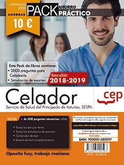 PACK AHORRO PRACTICO CELADOR SERVICIO SALUD ASTURIAS