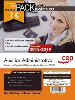 PACK AHORRO PRACTICO AUXILIAR ADMINISTRATIVO ASTURIAS