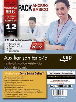 PACK AHORRO BASICO AUXILIAR SANITARIO/A INSTITUTO BIZKAIA