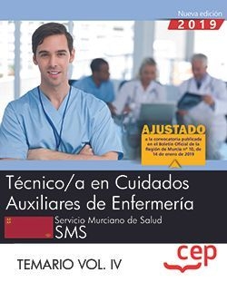 TECNICO;A EN CUIDADOS AUXILIARES DE ENFERMERIA. SERVICIO MURCIANO DE SALUD. SMS.