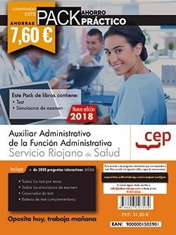 PACK AHORRO PRACTICO SERIS AUXILIAR ADMINISTRATIVO