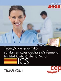 Tècnic/a de grau mitjà sanitari en cures auxiliars dÆinfermeria. Institut Català