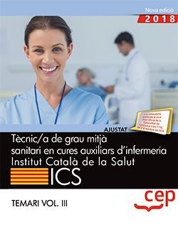 Tècnic/a de grau mitjà sanitari en cures auxiliars dÆinfermeria. Institut Català
