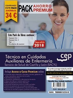 PACK AHORRO PREMIUM TECNICO CUIDADOS AUXILIARES ENFERMERIA