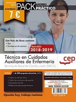PACK AHORRO PRACTICO TECNICO CUIDADO AUXILIAR ENFERMERIA