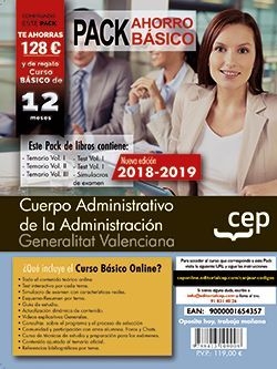 CUERPO ADMINISTRATIVO DE LA ADMINISTRACIÓN GENERALITAT VALENCIANA 2019
