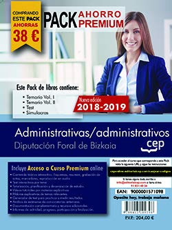PACK AHORRO PREMIUM ADMINISTRATIVAS/ADMINISTRATIVOS DIPUTAC