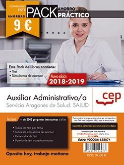 PACK AHORRO PRACTICO SALUD AUXILIAR ADMINISTRATIVO