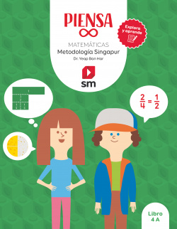 Piensa [infinito]. Explora y aprende. Metodología Singapur. 4 Primaria. Libro