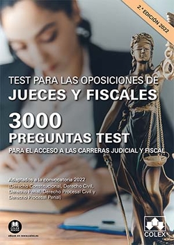 Test para las oposiciones de jueces y fiscales. 3000 preguntas test para el acce