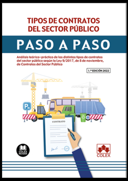 TIPOS DE CONTRATOS DEL SECTOR PUBLICO. PASO A PASO.