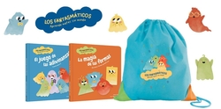 Pack Los Fantasmáticos: 2 divertidos cuentos + mochila infantil de regalo
