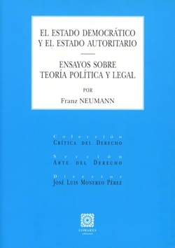 ESTADO DEMOCRATICO Y EL ESTADO AUTORITARIO ENSAYOS SOBRE T