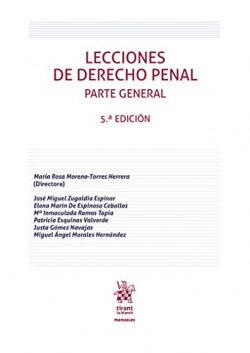 Lecciones De Derecho Penal Parte General 5.ª Edición 2021