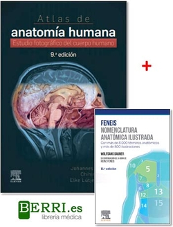 LOTE PACK FENEIS ROHEN NOMENCLATURA Y ATLAS ANATOMIA HUMANA