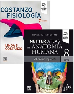 PACK FISIOLOGIA 7 ED Y ATLAS DE ANATOMIA HUMANA 8 ED