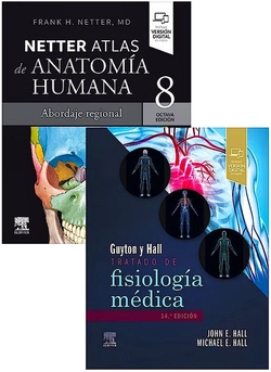 PACK TRATADO DE FISIOLOGIA MEDICA 14 ED ATLAS ANATOMIA HUMA