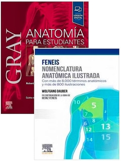 (PACK).GRAY ANATOMÍA PARA ESTUDIANTES + FENEIS NOMENCLATURA ANATÓMICA ILUSTRADA