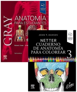 PACK GRAY ANATOMIA ESTUDIANTES + NETTER CUADERNO PARA COLOR