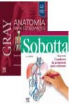 PACK ANATOMIA GRAY PARA ESTUDIANTES+SOBOTTA CUADERNO COLOR