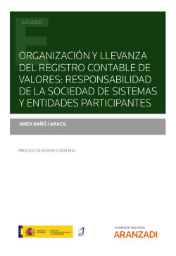 Organización y llevanza del registro contable de valores: