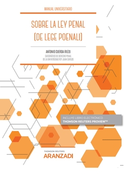 Sobre la ley penal (De lege poenali) (Papel + e-book)