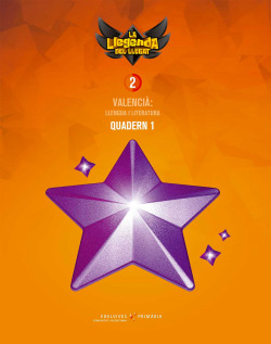 QUADERN LLEGUA VALENCIÀ 1-2N.PRIMARIA. LA LLEGENDA DEL LLEGAT