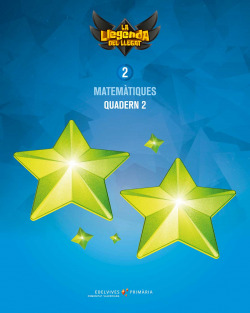 QUADERN MATEMÀTIQUES 2-2N.PRIMARIA. LA LLEGENDA DEL LLEGAT 2018