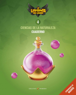 CUADERNO CIENCIAS DE LA NATURALEZA 4ºPRIMARIA. LA LEYENDA DEL LEGADO 2019