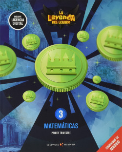 MATEMATICAS 3ºEP + LIC.DIGITAL MADRID 21 LEYENDA L