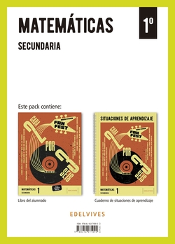 Proyecto: FanFest - Matemáticas 1 Secundaria. Libro del alumnado + Cuaderno
