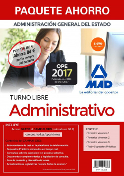 PAQUETE AHORRO ADMINISTRATIVO ADMINISTRACIÓN GENERAL DEL ESTADO
