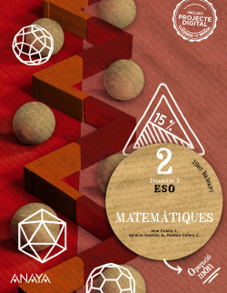 MATEMÀTIQUES 2N.ESO. OPERACIÒ MON. BALEARS 2023