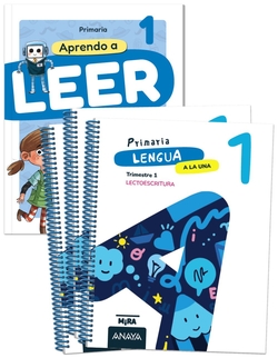 Lengua 1. A la una. + Incluye Aprendo a leer con Detectives del r