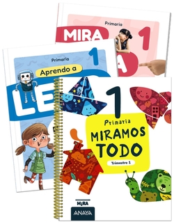 Miramos todo 1. Primer trimestre. + Aprendo a leer con Detectives
