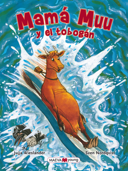Mamá Muu y el tobogán