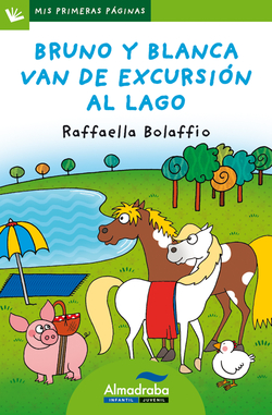 Bruno y Blanca van de excursion al lago (Letra de palo)