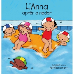 L´Anna apren a nedar