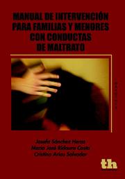 Manual de intervención para familias y menores con conductas de maltrato