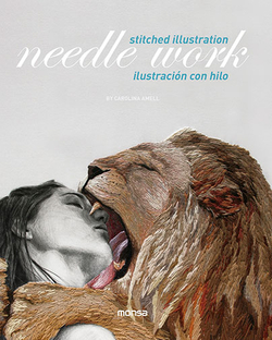 Needle work. Ilustración con hilo