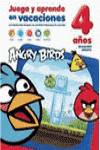 Angry birds 4 años.Juega y aprende en vacaciones