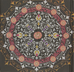 Cuaderno mandala negro iman